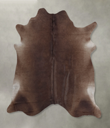 Taupe XX-Large Brazilian Cowhide Rug 7'2"H x 7'2"W #B9694 by Hudson Hides