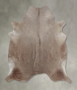 Taupe XX-Large Brazilian Cowhide Rug 7'10"H x 7'1"W #B9781 by Hudson Hides