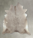 Taupe XX-Large Brazilian Cowhide Rug 7'7"H x 6'10"W #B9784 by Hudson Hides
