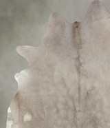 Taupe XX-Large Brazilian Cowhide Rug 7'7"H x 6'10"W #B9784 by Hudson Hides