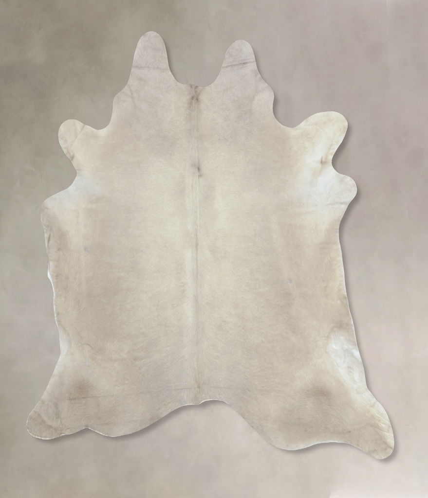 Champagne XX-Large Brazilian Cowhide Rug 8'0"H x 7'1"W #B9801 by Hudson Hides