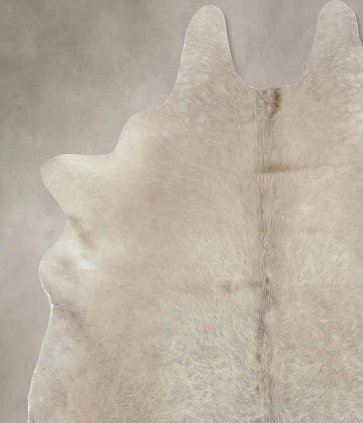 Champagne XX-Large Brazilian Cowhide Rug 8'3"H x 7'0"W #B9802 by Hudson Hides