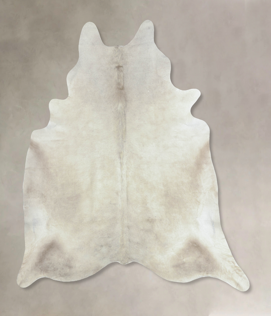 Champagne XX-Large Brazilian Cowhide Rug 8'0"H x 6'11"W #B9810 by Hudson Hides