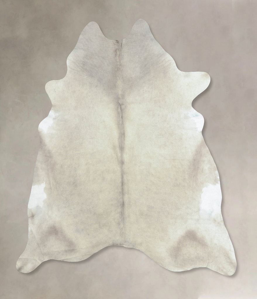 Champagne XX-Large Brazilian Cowhide Rug 8'0"H x 7'0"W #B9814 by Hudson Hides