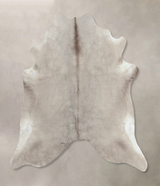 Taupe XX-Large Brazilian Cowhide Rug 7'4"H x 7'4"W #B9817 by Hudson Hides