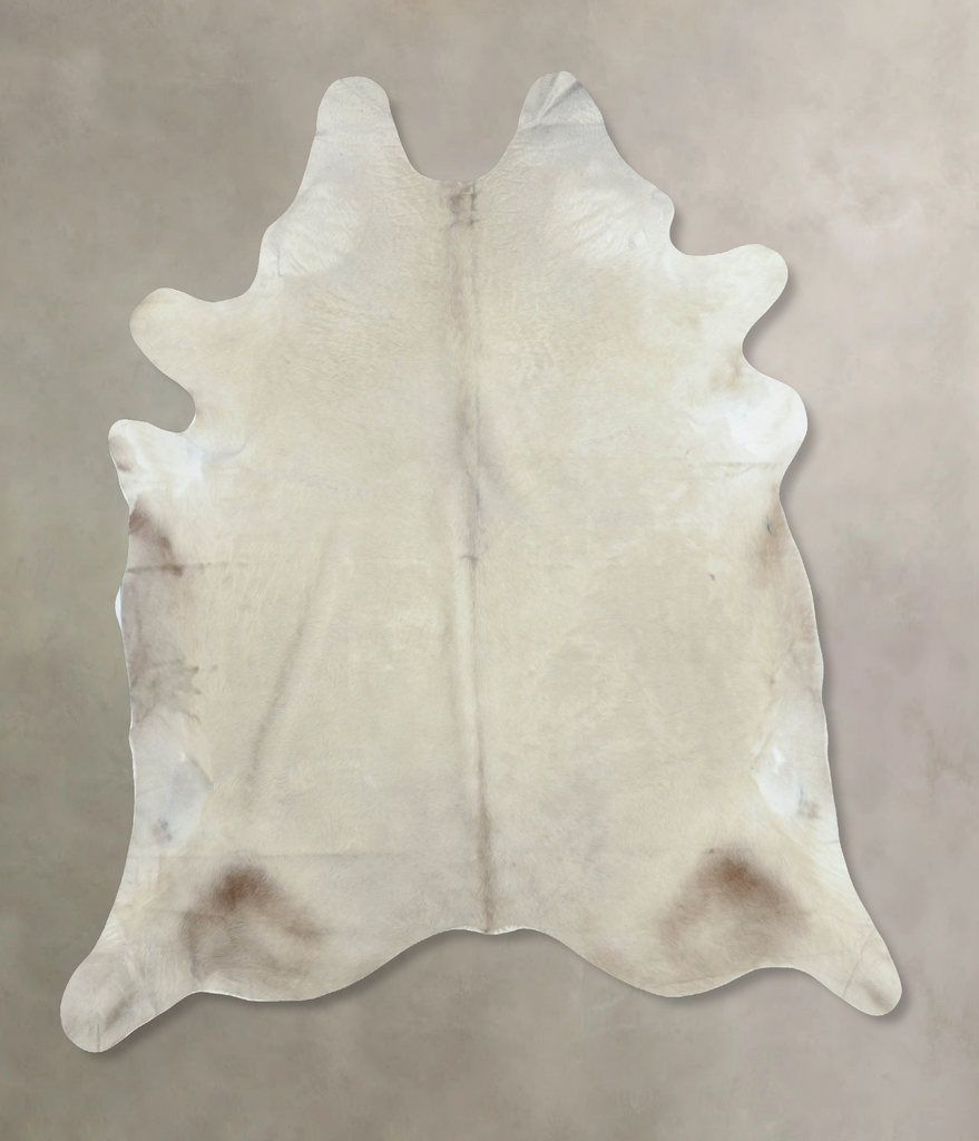 Champagne XX-Large Brazilian Cowhide Rug 8'3"H x 7'2"W #B9820 by Hudson Hides