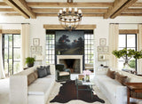 Dark Brindle X-Large Brazilian Cowhide Rug 7'5"H x 5'10"W #B9896 by Hudson Hides