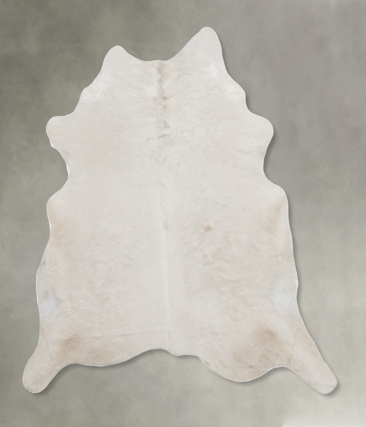 Solid White Cowhide Rug #B9968