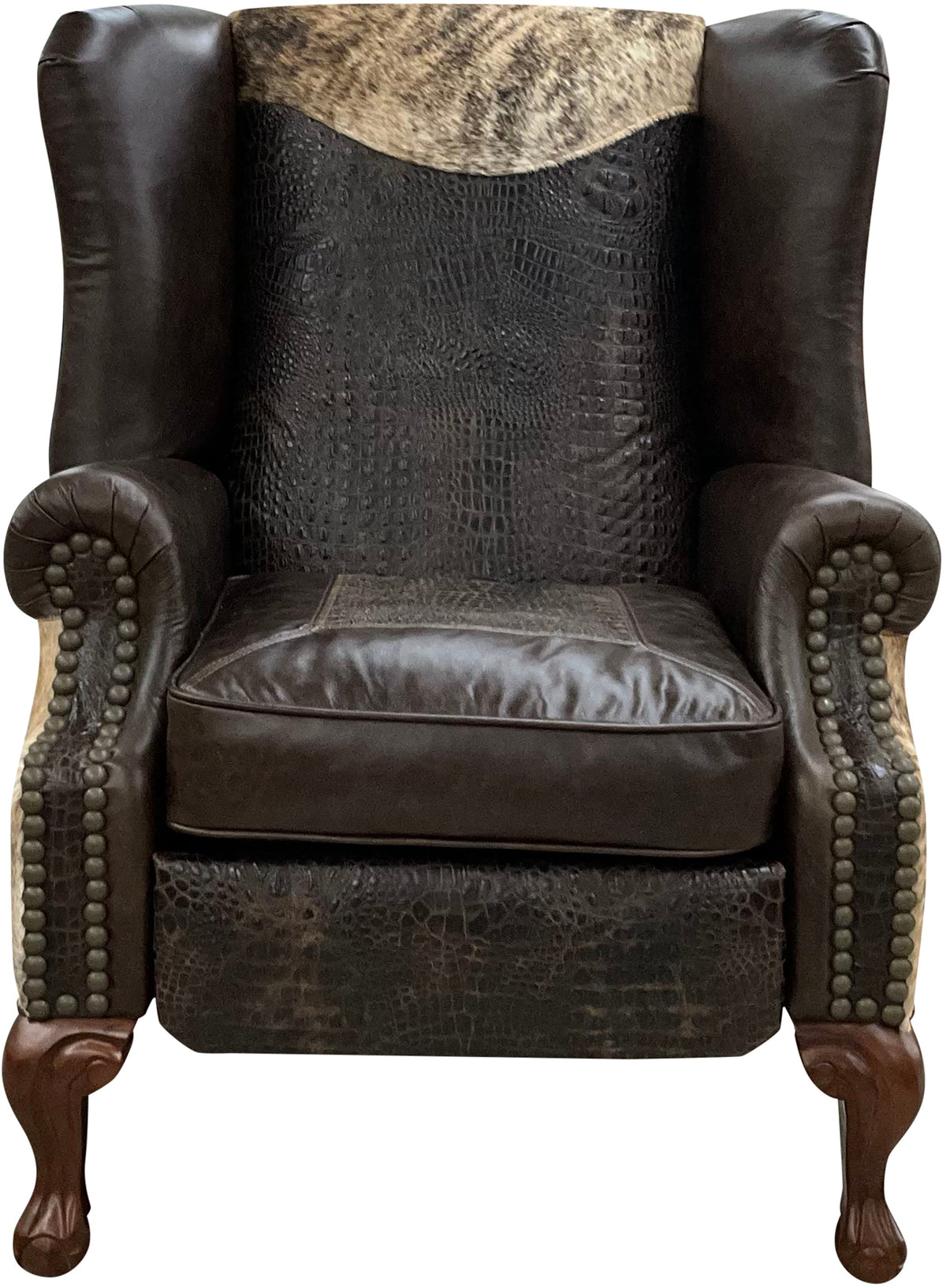 Vintage Gator Wingback Recliner