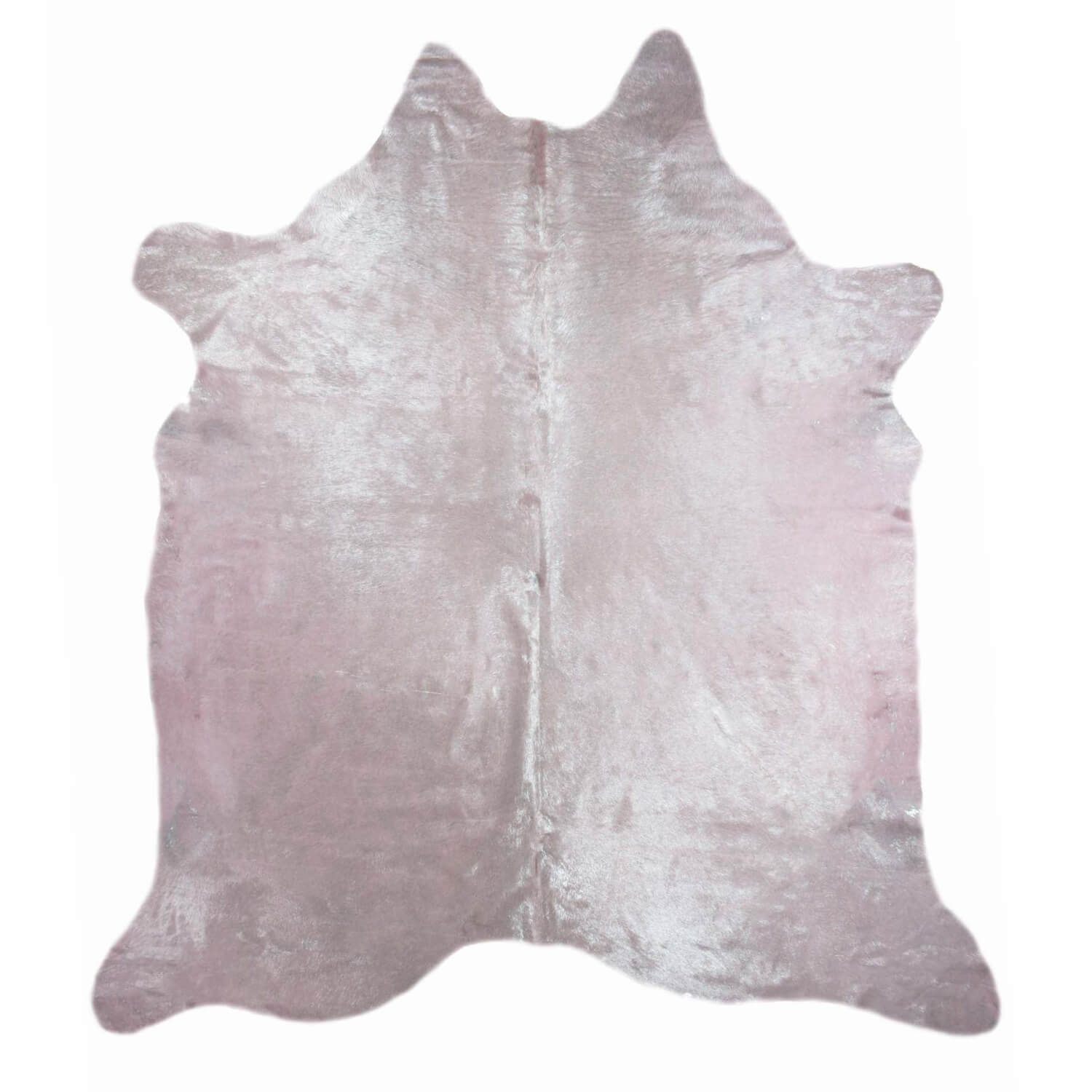 Pink with Silver Frost X-Large Brazilian Cowhide Rug 6'0H x 7'5 W #1001PNKSF by Hudson Hides