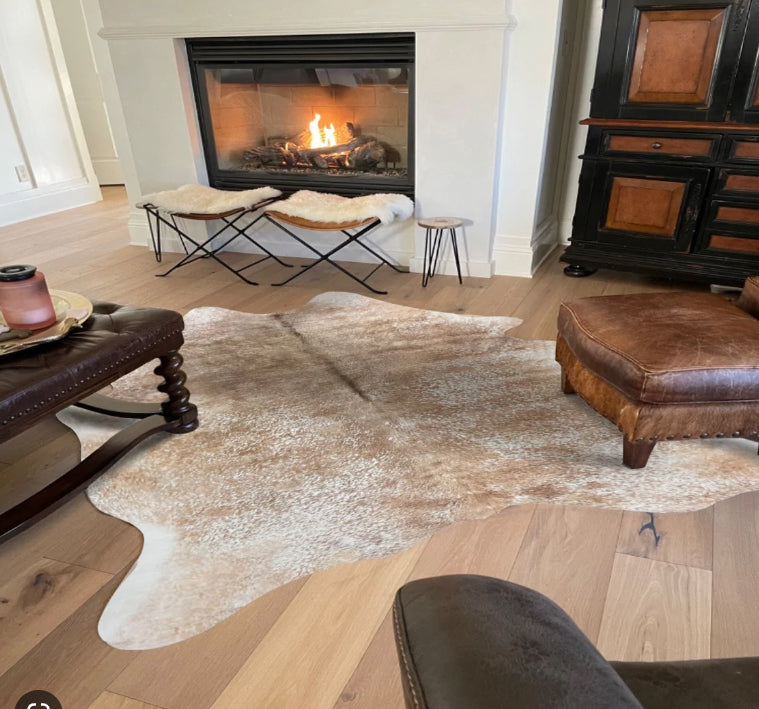 Light Caramel Brazilian Cowhide Rug