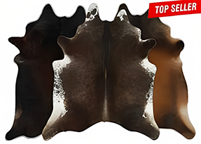  Chocolate Cowhide Rugs