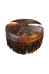Cowboy Up Ottoman - 42" Round