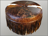 Cowboy Up Ottoman - 42" Round