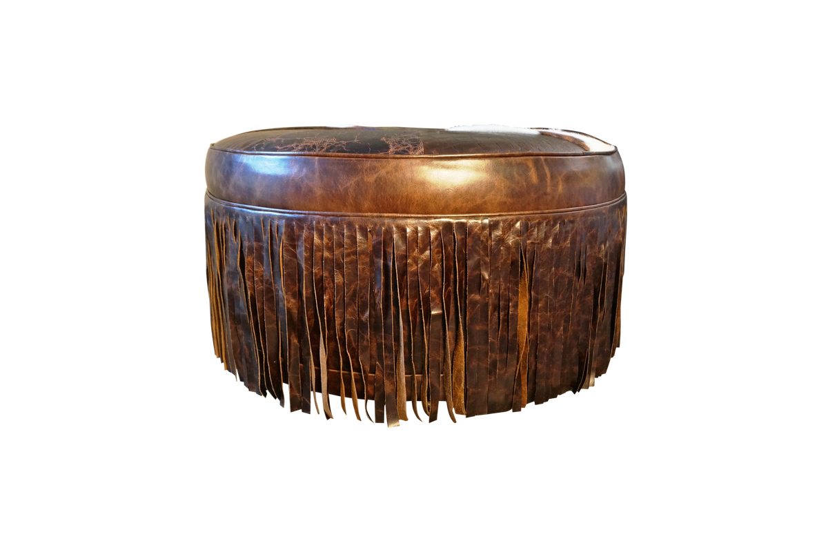 Cowboy Up Ottoman - 42" Round