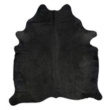 Dyed Charcoal X-Large Brazilian Cowhide Rug 5'0"H x 7'0"W by Hudson Hides