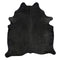 Dyed Charcoal X-Large Brazilian Cowhide Rug 5'0
