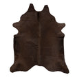 Dyed Coffee X-Large Brazilian Cowhide Rug 5'0"H x 7'0"W by Hudson Hides