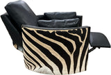 Zebra Swivel Recliner