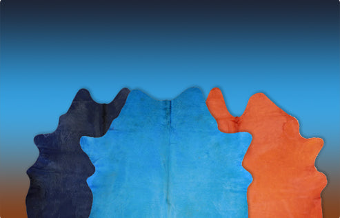 Dyed Cowhide Rugs