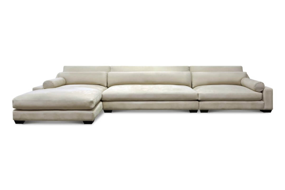 Eleanor Rigby Montecarlo Sectional (Chaise + Armless Loveseat + Chair & 1/2)