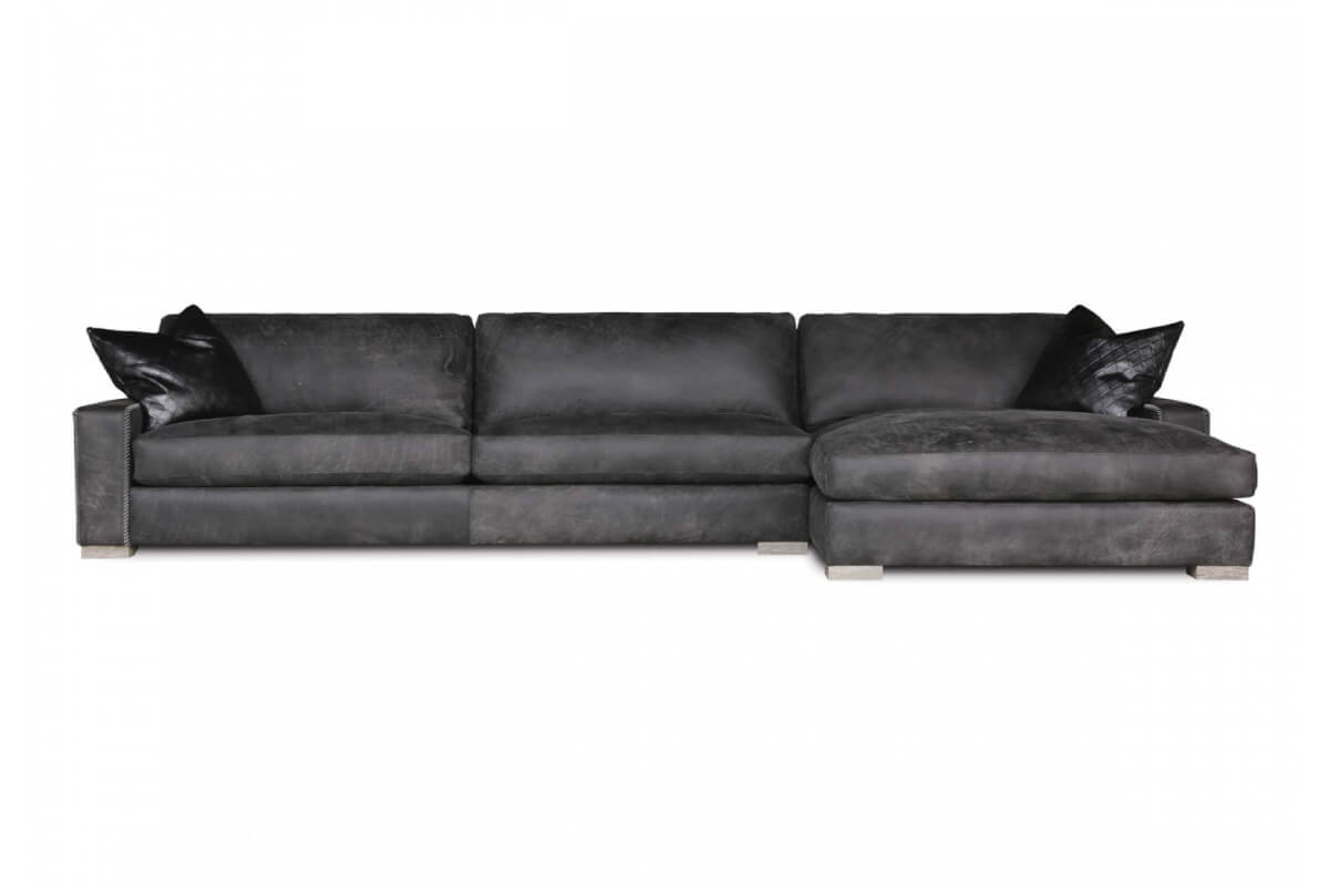 Eleanor Rigby Uptown Cowboy Sectional (Sofa + Chaise)