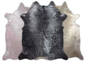  Metallic Cowhide Rugs