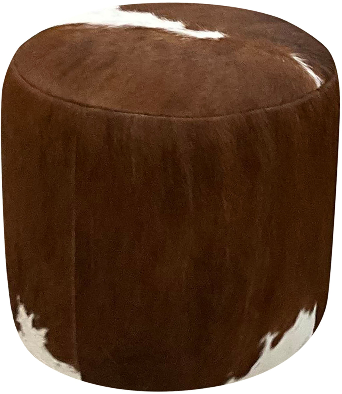 Dark Exotic Barrel Ottoman - 18" Round