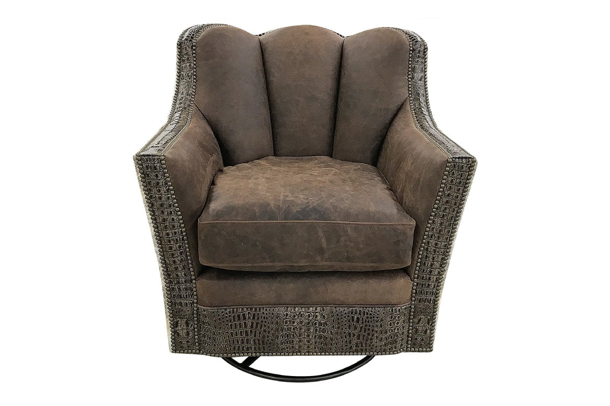 High Desert Channelback Swivel Glider