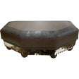 Split Rail Conversational Ottoman 1/2