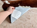 Cowhide Rug Gripper Pads - Set of 4