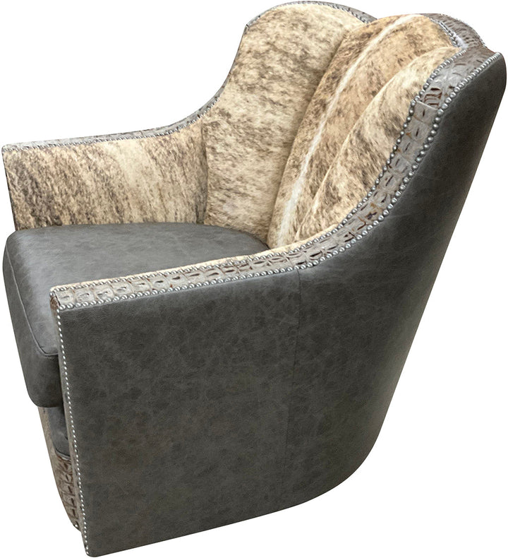 Mustang Channelback Swivel Glider