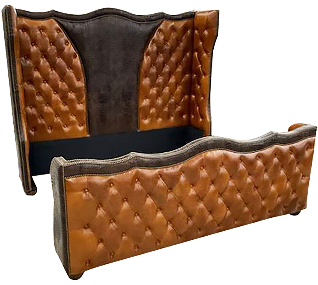 Jackson Hole Tufted Bed