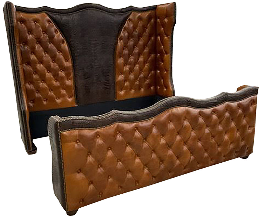 Jackson Hole Tufted Bed