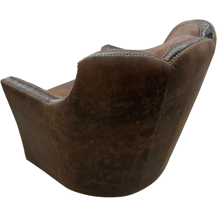 Saloon Tufted Swivel Glider