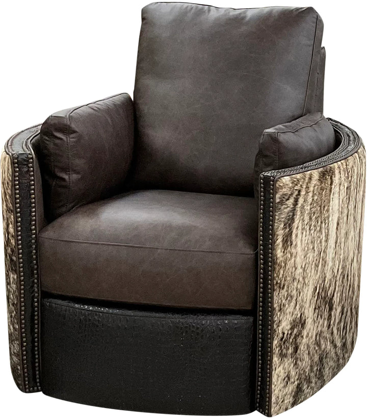 Split Rail Swivel Recliner