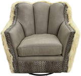 Monroe Channelback Swivel Glider