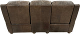 Rustic Lodge Double Recliner Sofa