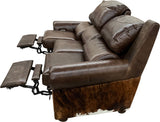 Rustic Lodge Double Recliner Sofa