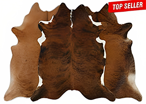  Medium Brindle Cowhide Rugs