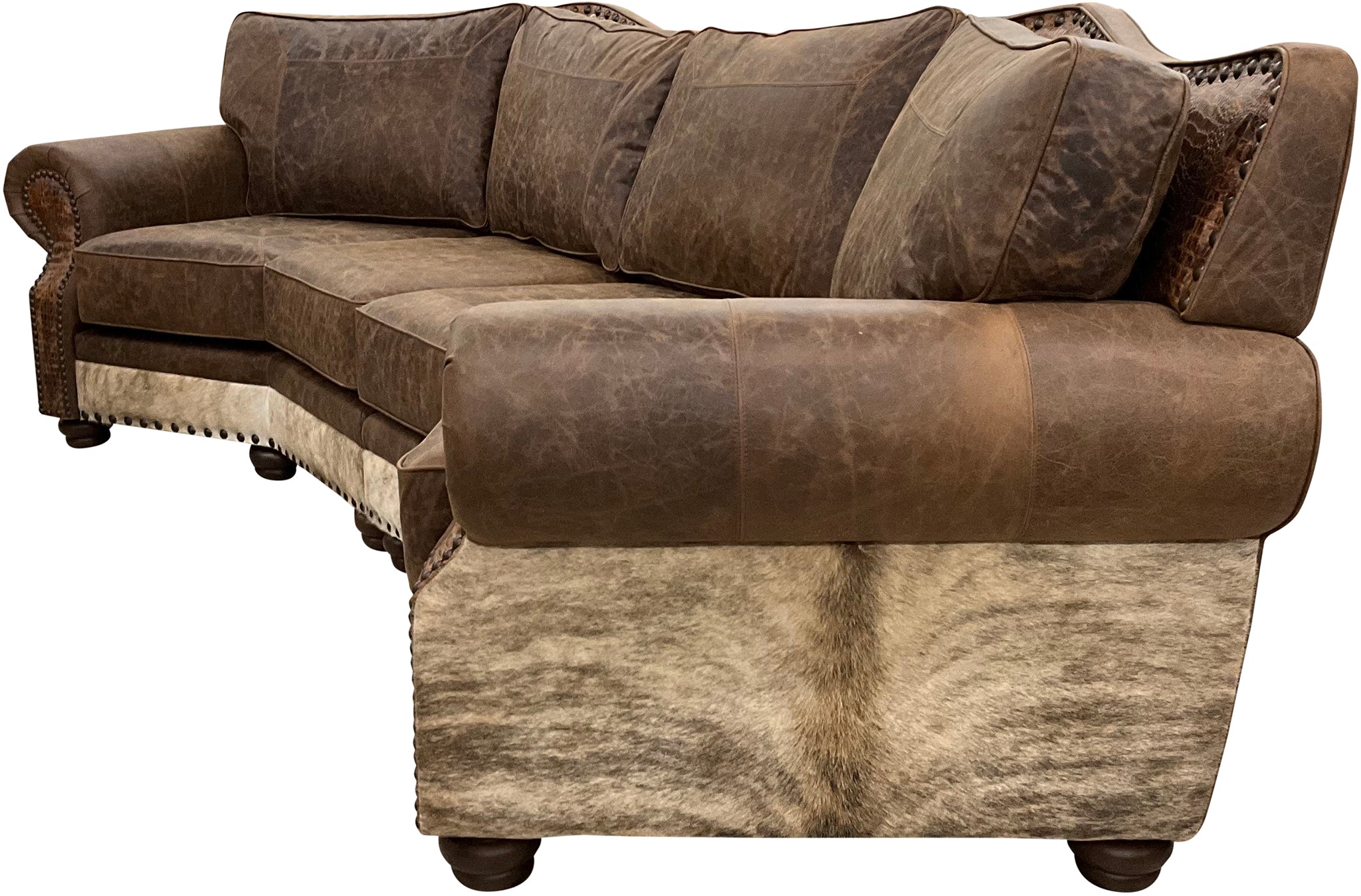 Cognac Valley Curved Sectional