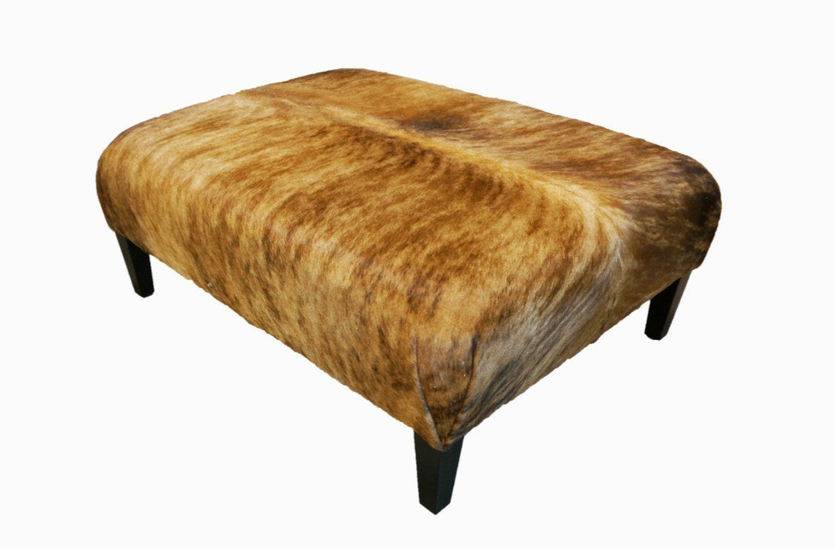 Mountain Modern Cowhide Ottoman