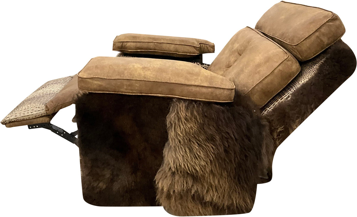 Big Fork Buffalo Swivel Rocker Recliner