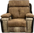 Big Fork Buffalo Swivel Rocker Recliner