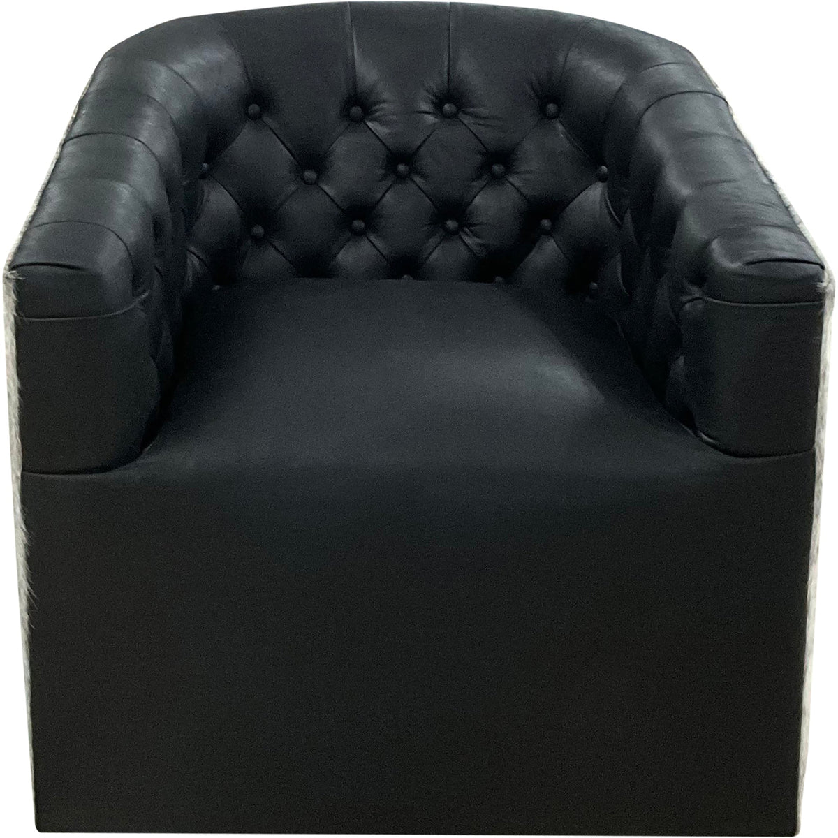 Onyx Tufted Swivel Glider