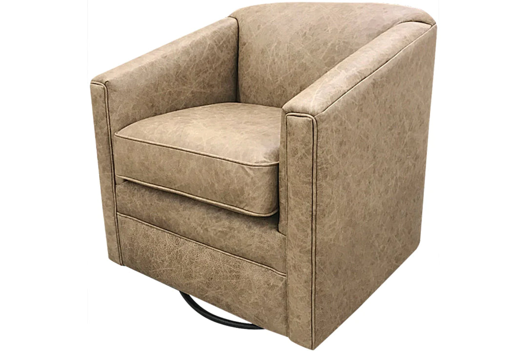 Palomino Western Leather Swivel Glider