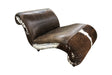 Panhandle Cowhide Double Chaise Lounge