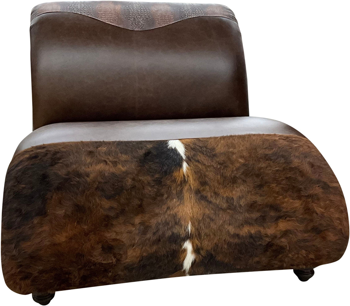 Panhandler Cowhide Double Chaise Lounge