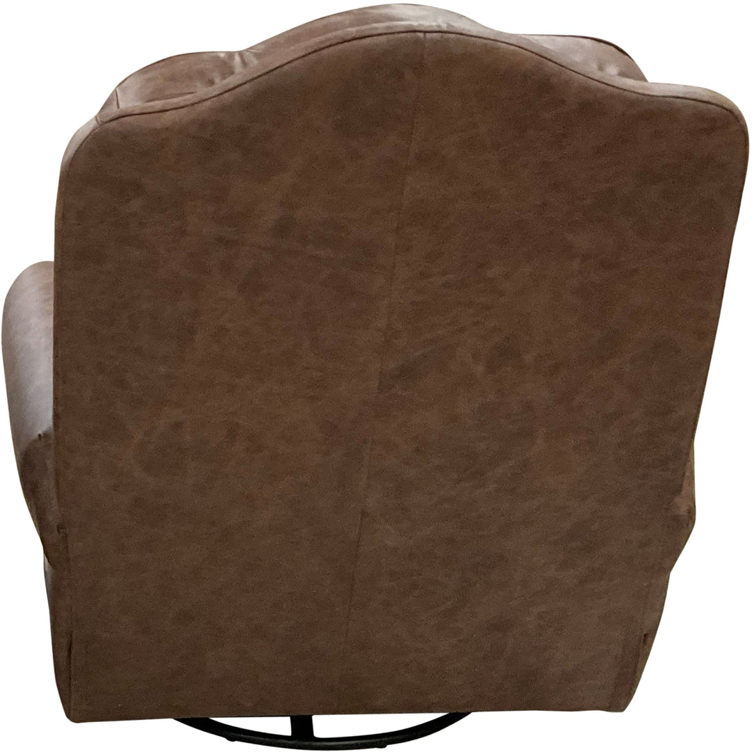 Cognac Cafe Swivel Glider Recliner