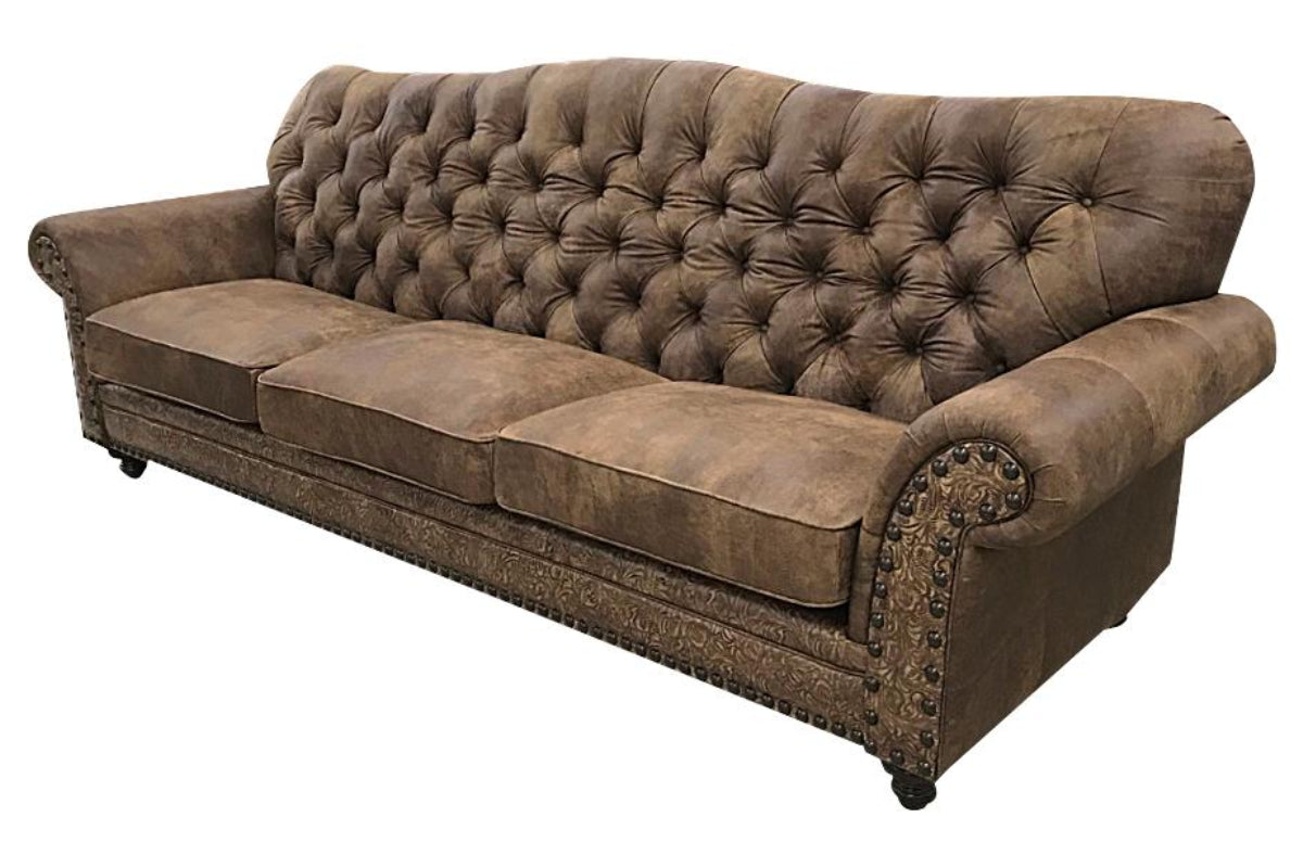 Remington Tufted Sofa 10'